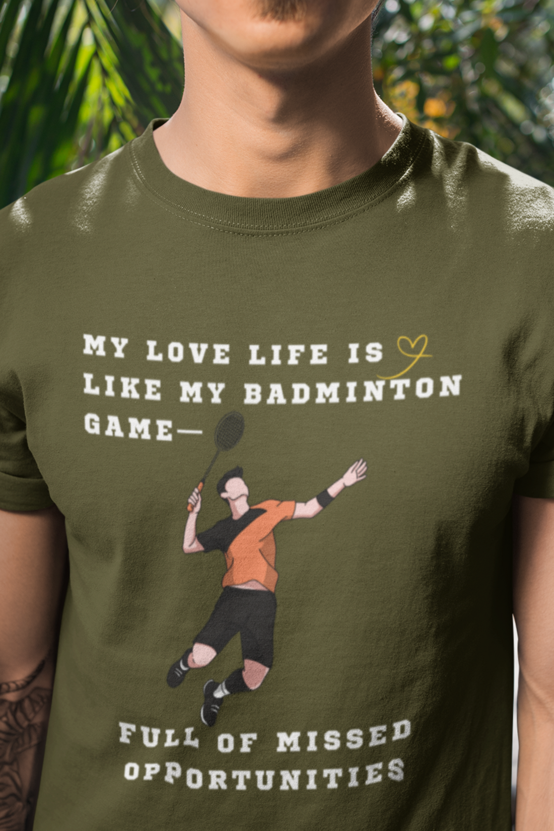 Round Neck Half Sleeves Tshirt in Missed Opportunities for Dark colors