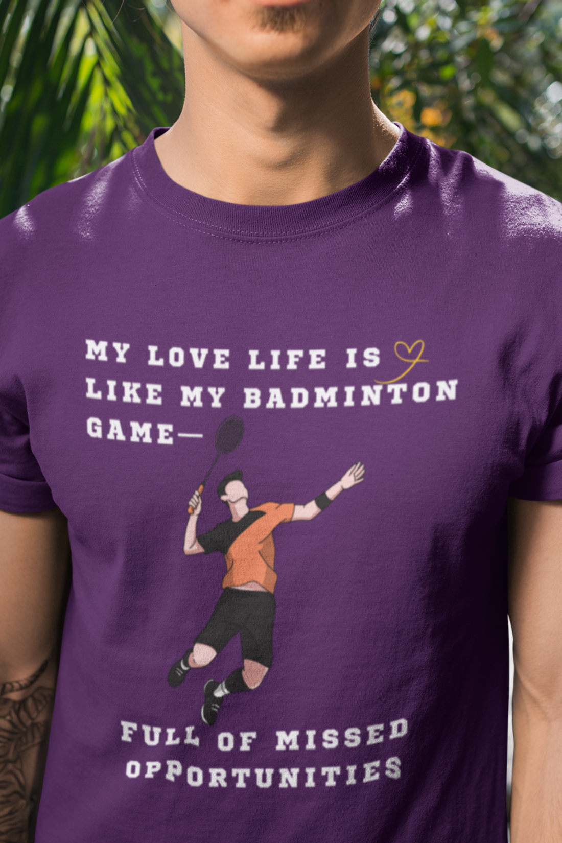 Round Neck Half Sleeves Tshirt in Missed Opportunities for Dark colors